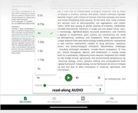 ReadAlong Audio player